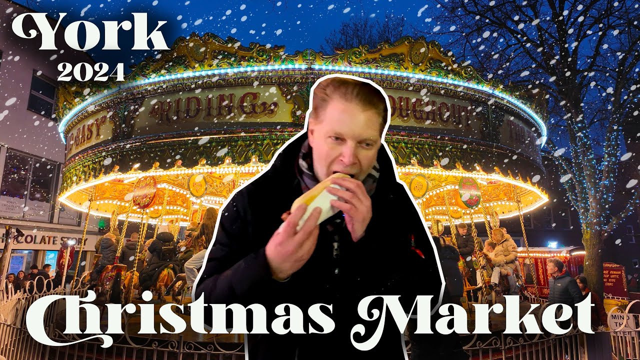 York Christmas Market 2024, Is this the best in England? Gifts, food-stalls and mulled wine!