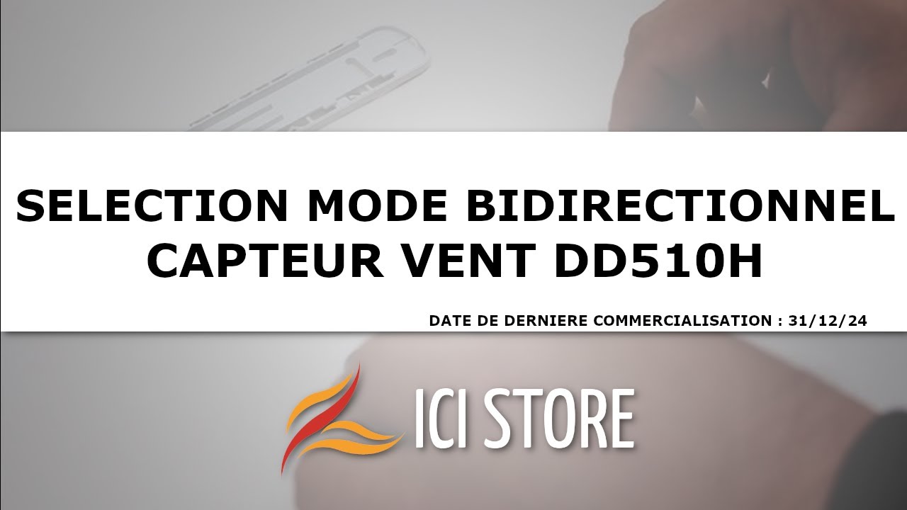 Capteur vent DD510H : sélection du mode directionnel