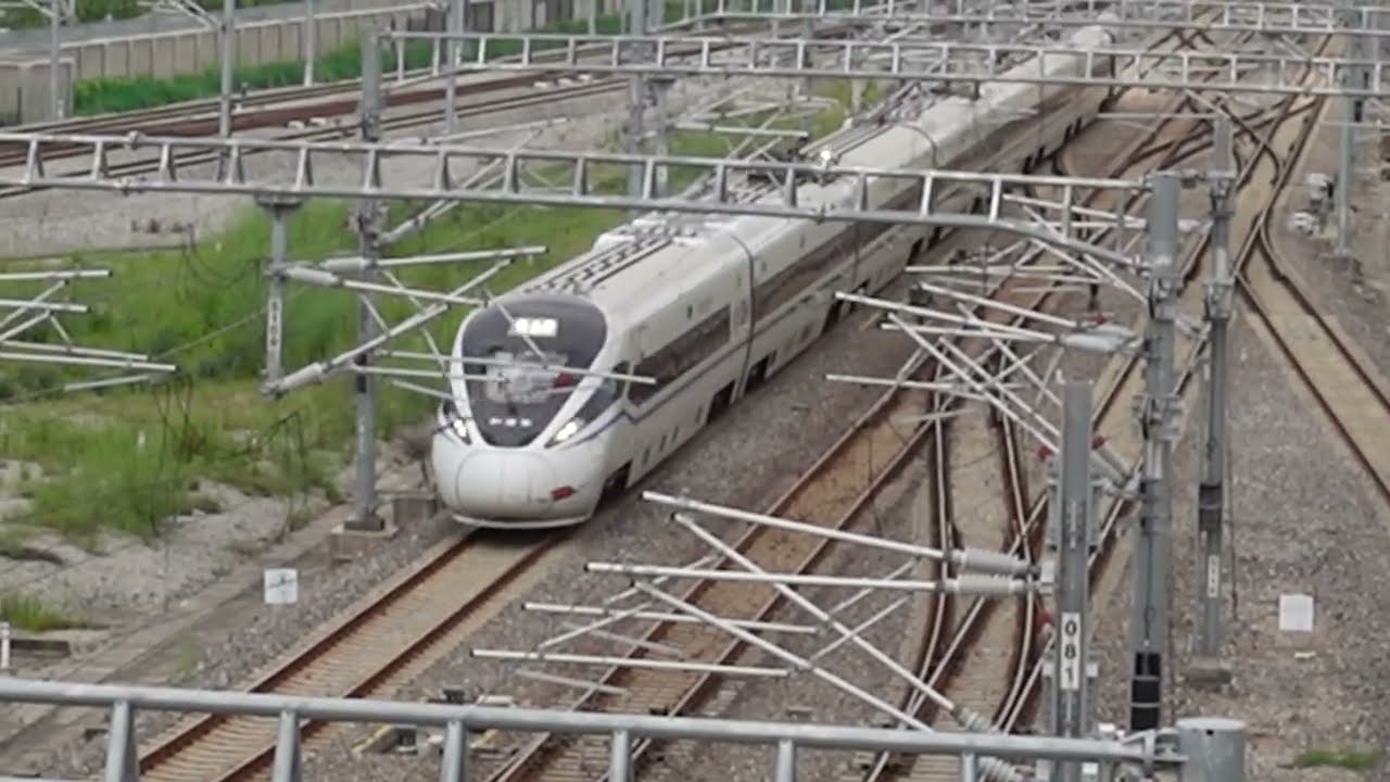 China Railway - Trainspotting at Guangzhou Xintang