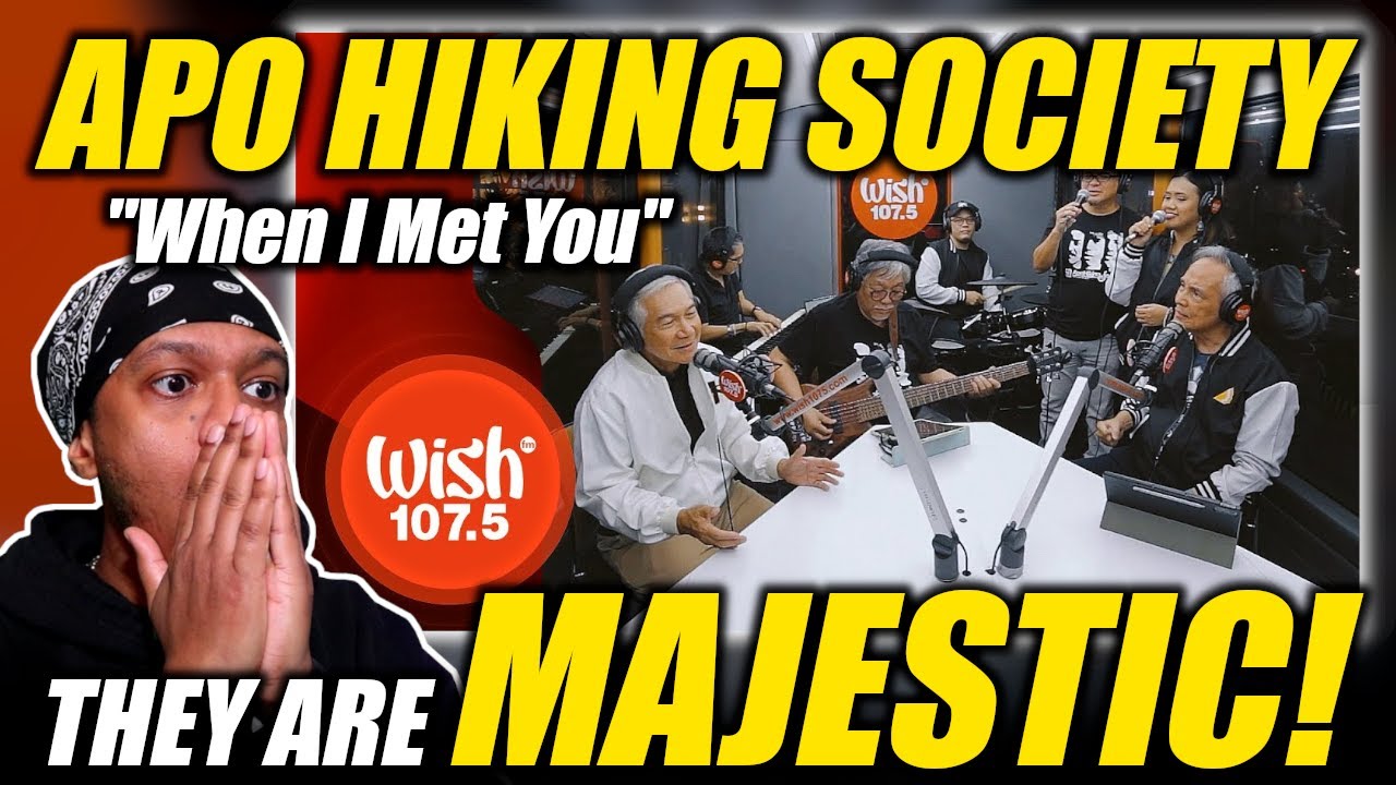FIRST TIME Watching Apo Hiking Society performing “When I Met You” LIVE on Wish 107.5 Bus REACTION!