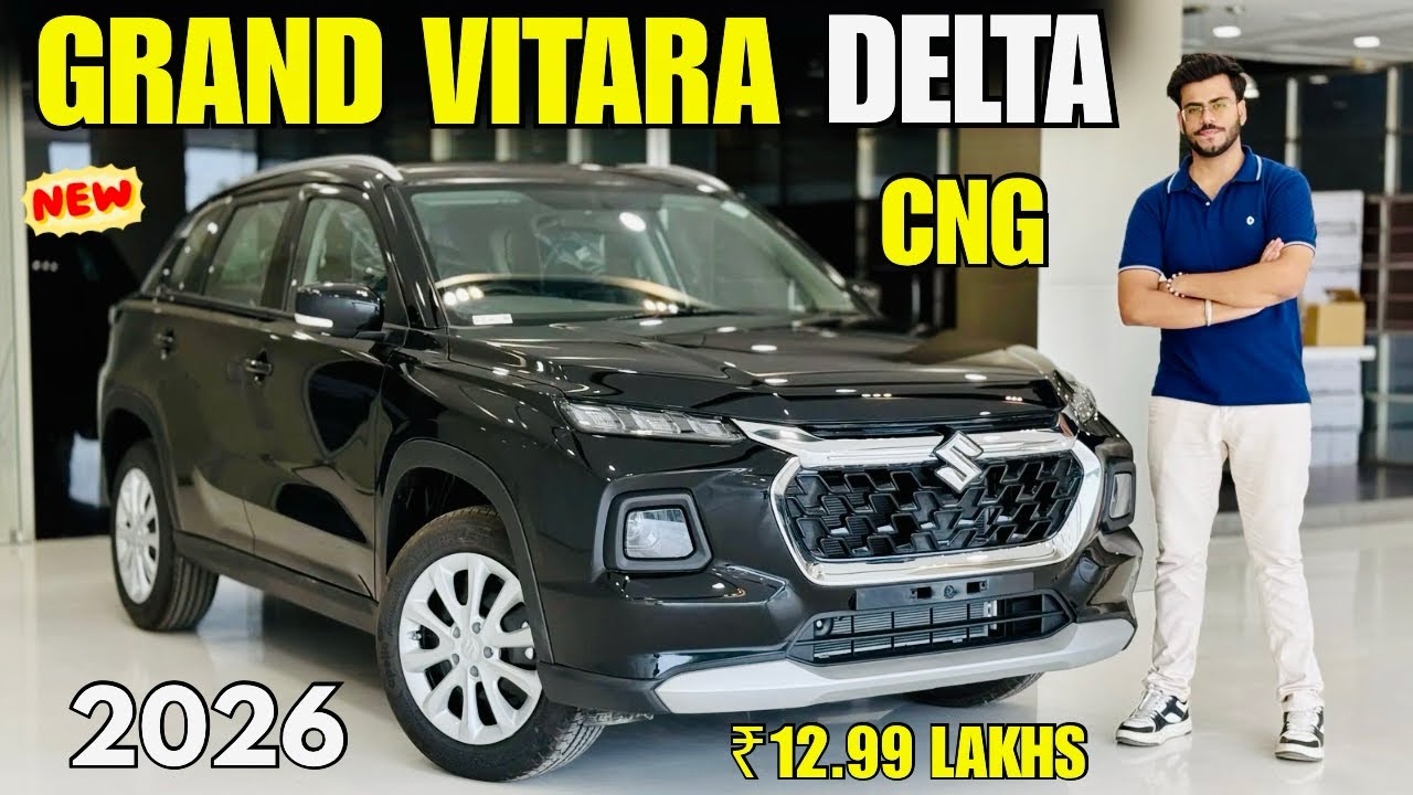 Maruti Grand Vitara Delta CNG 2026 Detailed Review ✅ Grand Vitara Delta CNG New Price & Features 🔥