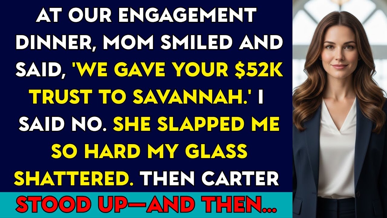 My Family Tried to Steal My $52K Trust Fund at My Engagement Dinner—But I Took Them to Court
