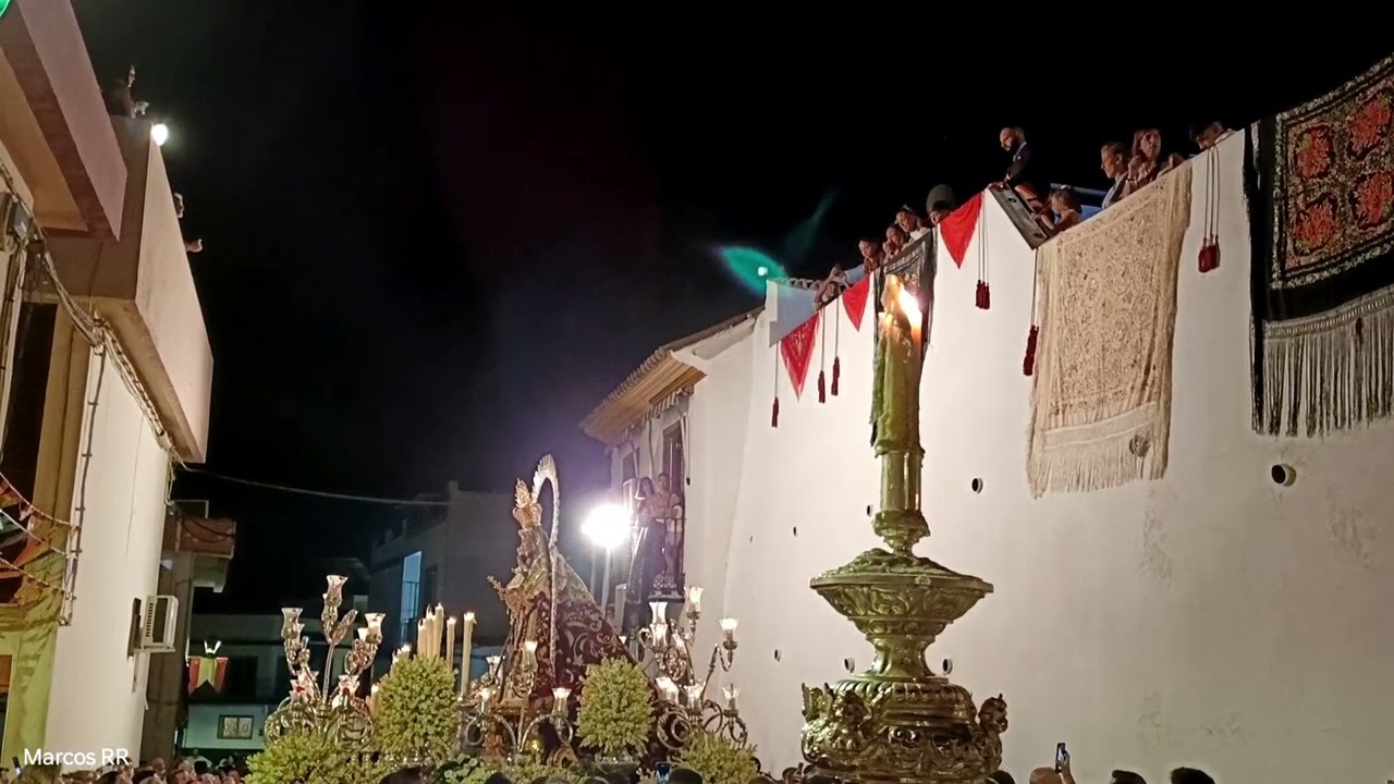 Sevillanas y petalada a la Virgen de Gracia Coronada de Gelves el 27 de Agosto de 2023.