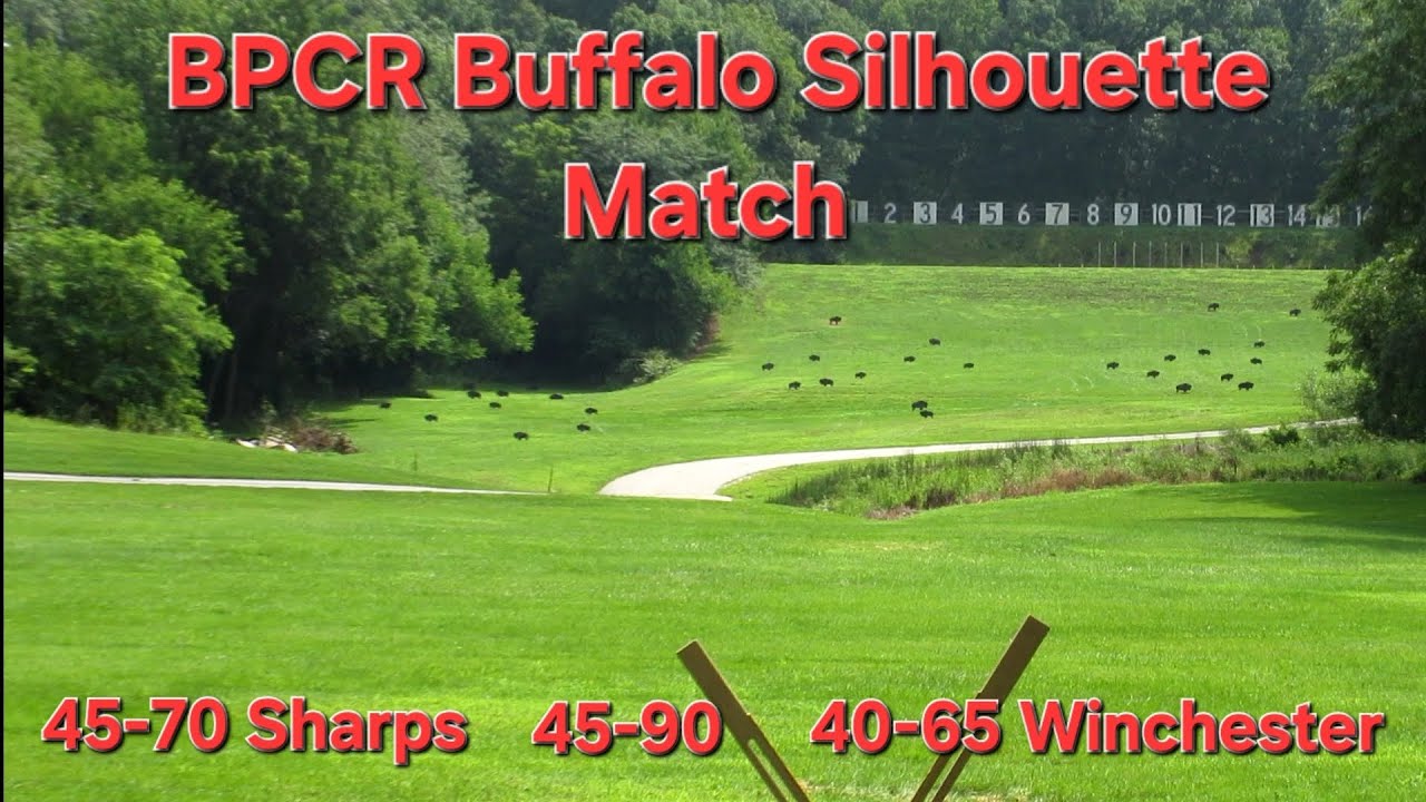 BPCR Buffalo Silhouette Match, 45-70, 45-90, 40-65. Sharps, Rolling Block, High Wall