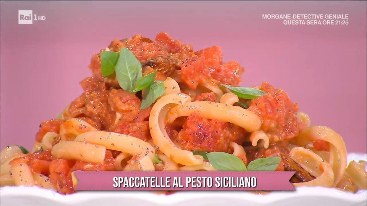 Spaccatelle al pesto siciliano - È sempre mezzogiorno 14/09/2021