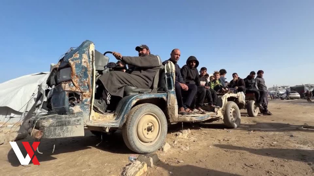 Gaza Driver Restores War Damaged Vehicle To Transport Palestinians In Enclave | VERTEX
