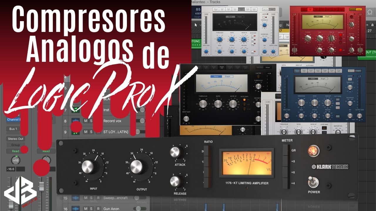 Compresores analogos de Logic Pro x [JB Beatz] Tipos de compresores en Logic Pro X