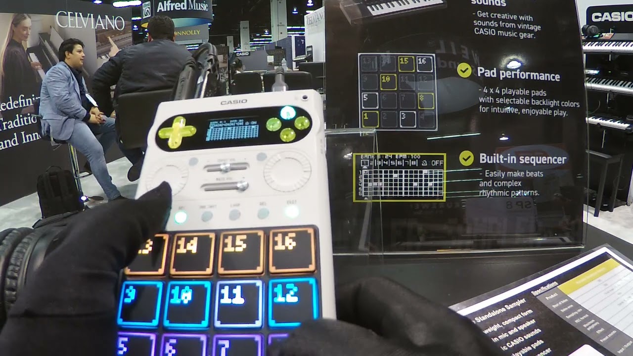 NAMM 2016 - 14 PROTOTYPE! Future CASIO Mini Sampler 