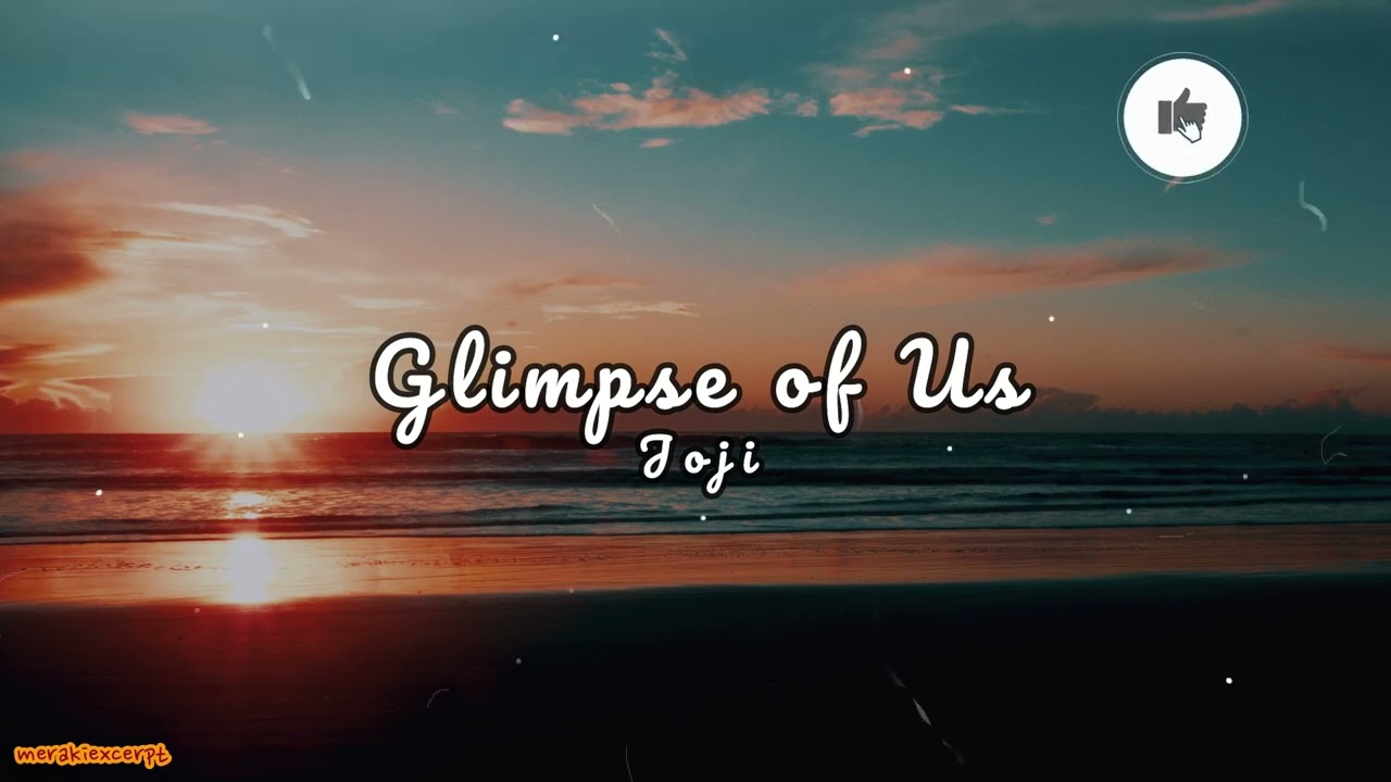 Joji - Glimpse of Us (Empty Arena) 🎧