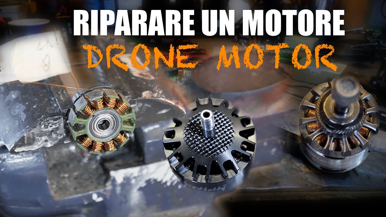 RIPARA I MOTORI DEL TUO DRONE CON 5€!! | RIAVVOLGERE MOTORI BRUSHLESS
