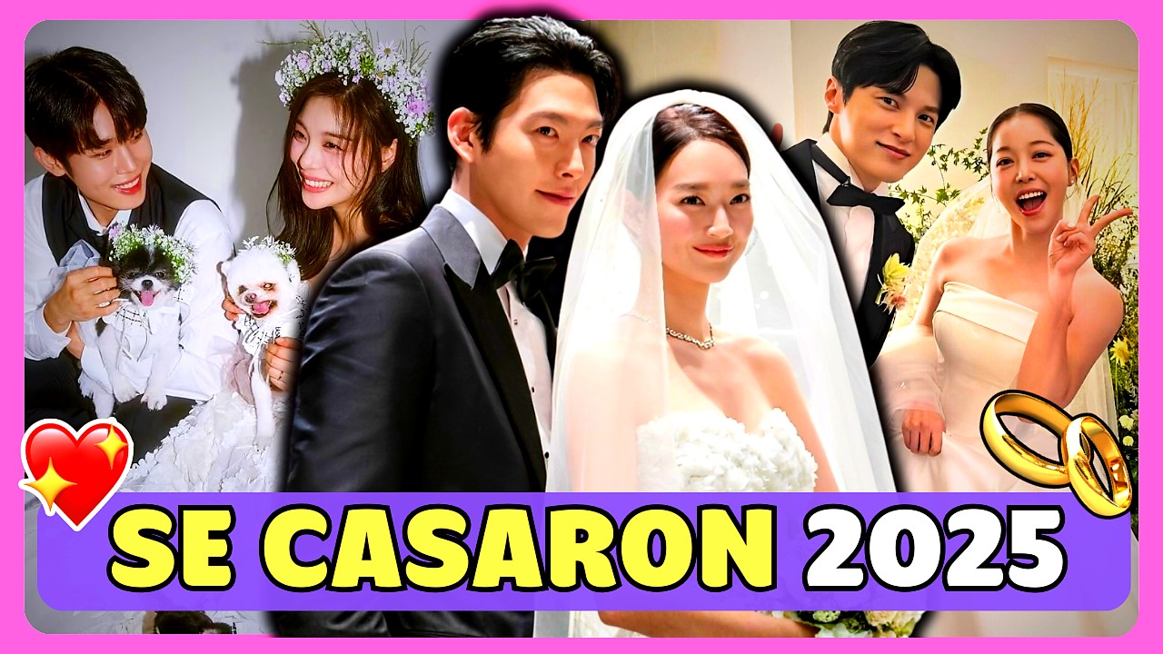 💍20 BODAS de Actores Coreanos en 2025 | Matrimonios Confirmados que emocionaron a los fans👰‍♀️🤵‍♂️ 💞
