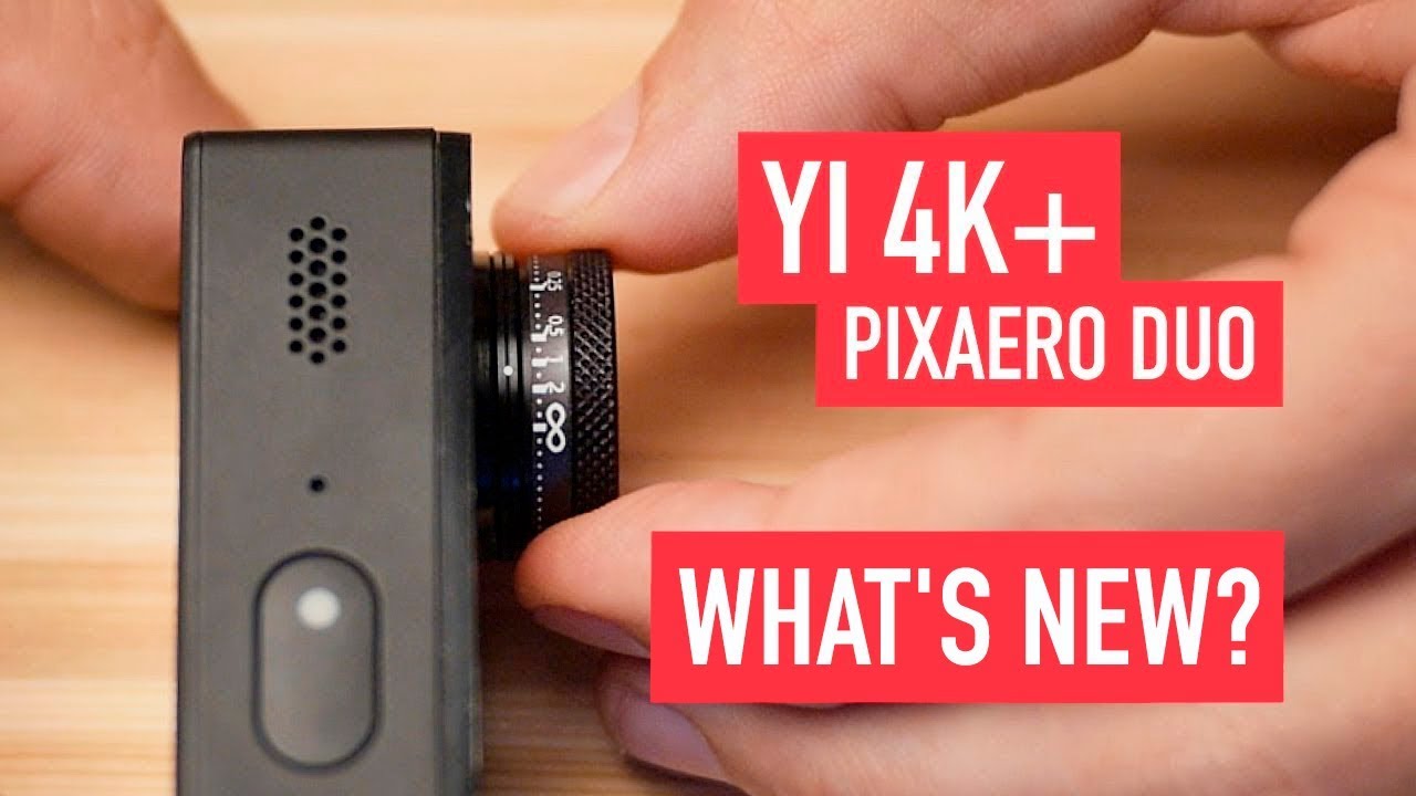 PIXAERO DUO Replaceable Lenses for YI 4K/4K+