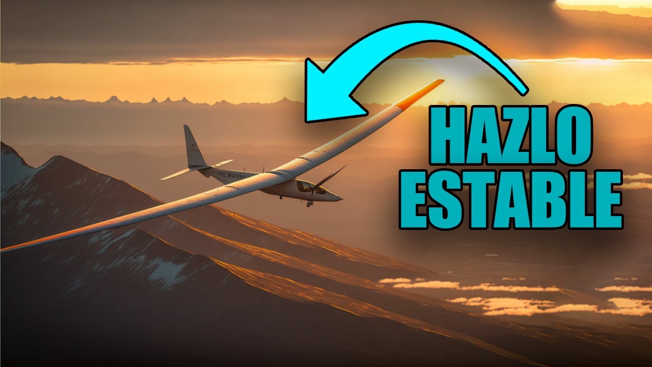 Diseña un AVIÓN para que sea ESTABLE en XFLR5