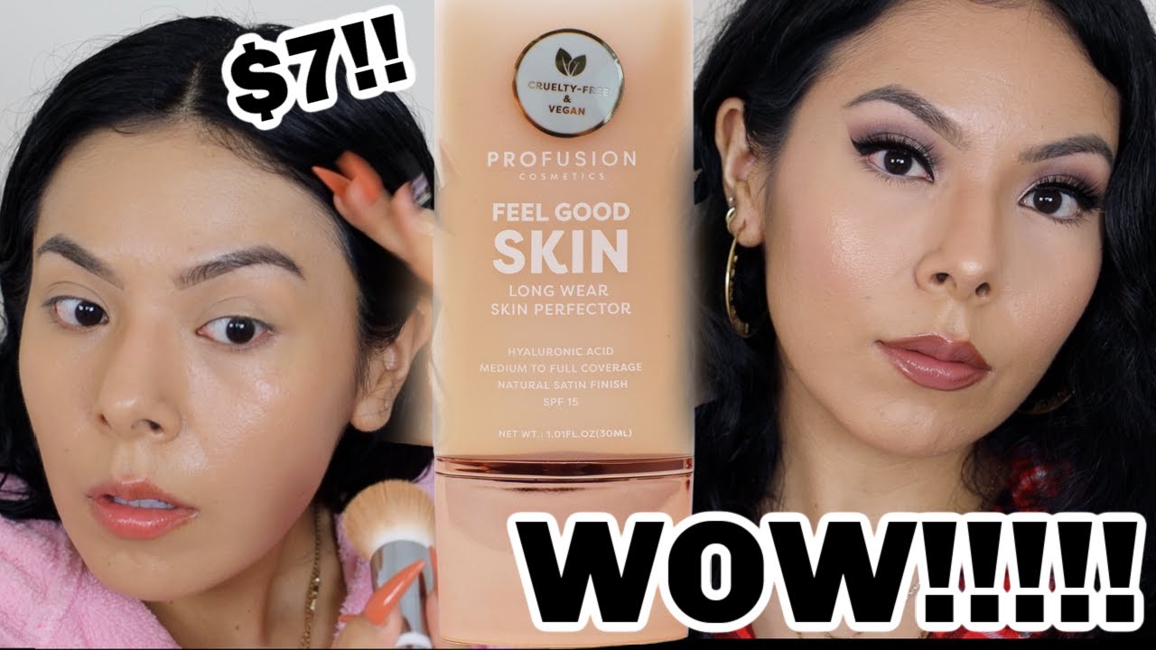 $7 FOUNDATION 👀🔥 PRO FUSION FOUNDATION WEAR TEST+ REVIEW WORTH THE BUY OR NAW?!?