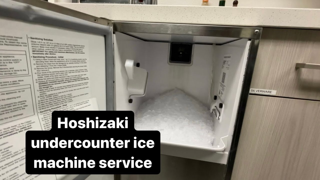 Hoshizaki ice Machine cleaning - Complete process