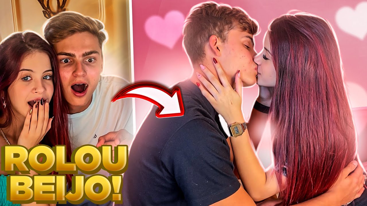 ROLOU O PRIMEIRO BEIJO DA NICOLLY E DO VINÍCIUS! •Irmãos Scribel•