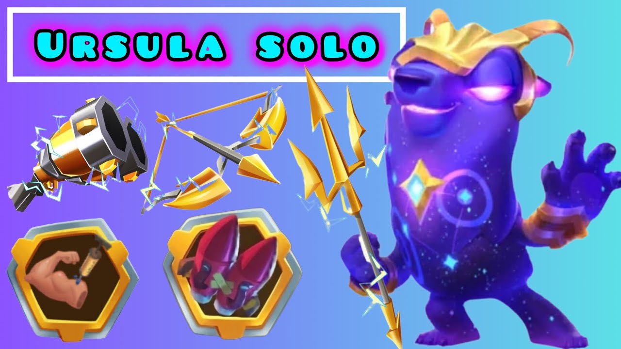 Ursula Maxed Level 20 Solo ZOOBA Gameplay