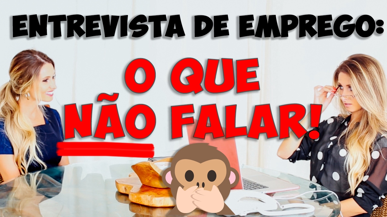 DICAS DO QUE NÃO FALAR NA ENTREVISTA DE EMPREGO🙊 | Lorrayne Mavromatis