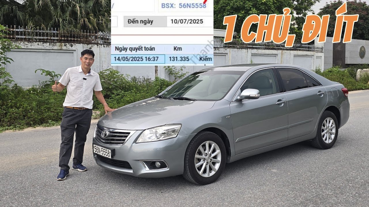 Camry hàng cọp 2009 chạy 13 vạn | Màu xanh đá ít gặp