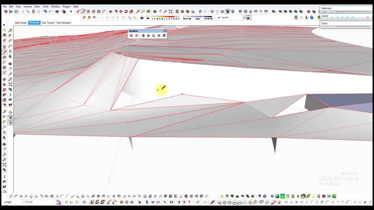 SketchUp : FROM PDF CONTOURS to 3D TOPOGRAPHY : How do I get topography into my SketchUp model?
