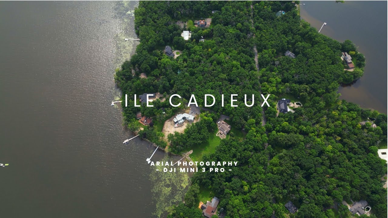 DJI Mini 3 Pro - Arial Drone Footage 4K - Ile Cadieux, Quebec