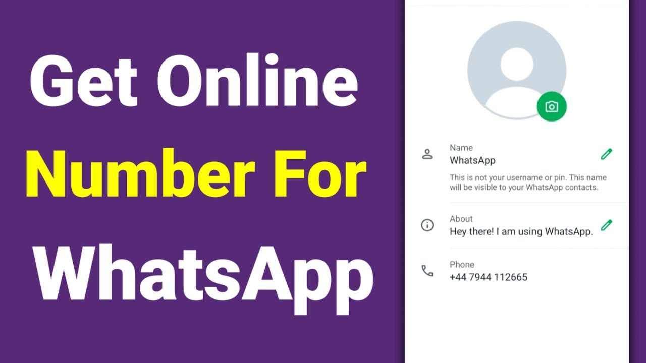 How to get online number for WhatsApp | How to buy online number for whatsapp