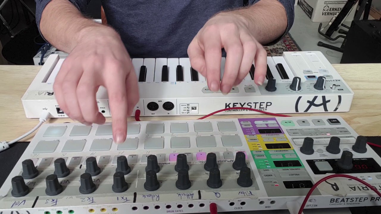 How to use the Arturia Beatstep Pro and Keystep as a JX3P/SH101 sequencer
