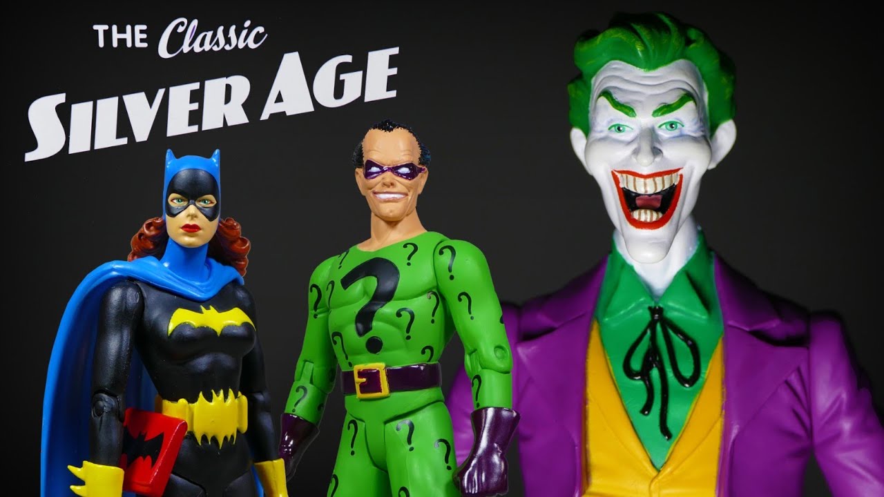 DC Direct Classic Silver Age Batgirl & The Joker & First Appearance Riddler