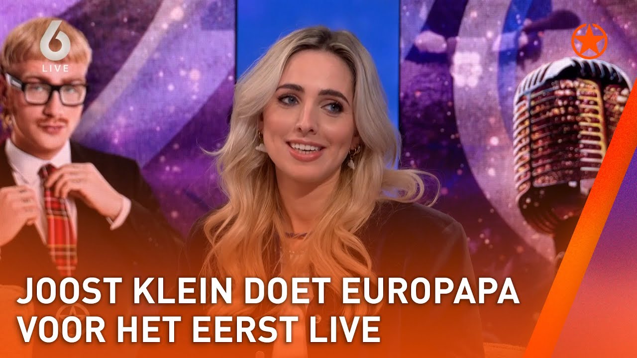 EUROPAPA voor het eerst LIVE GESPEELD door JOOST KLEIN en ZO ging het... | SHOWNIEUWS