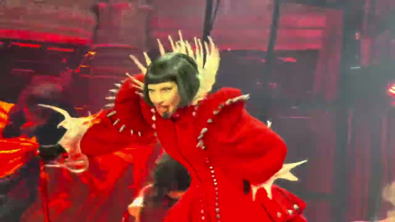 Lady Gaga performs Bloody Mary/Abracadabra/Judas/SchieBe at Coachella on 4.11.25