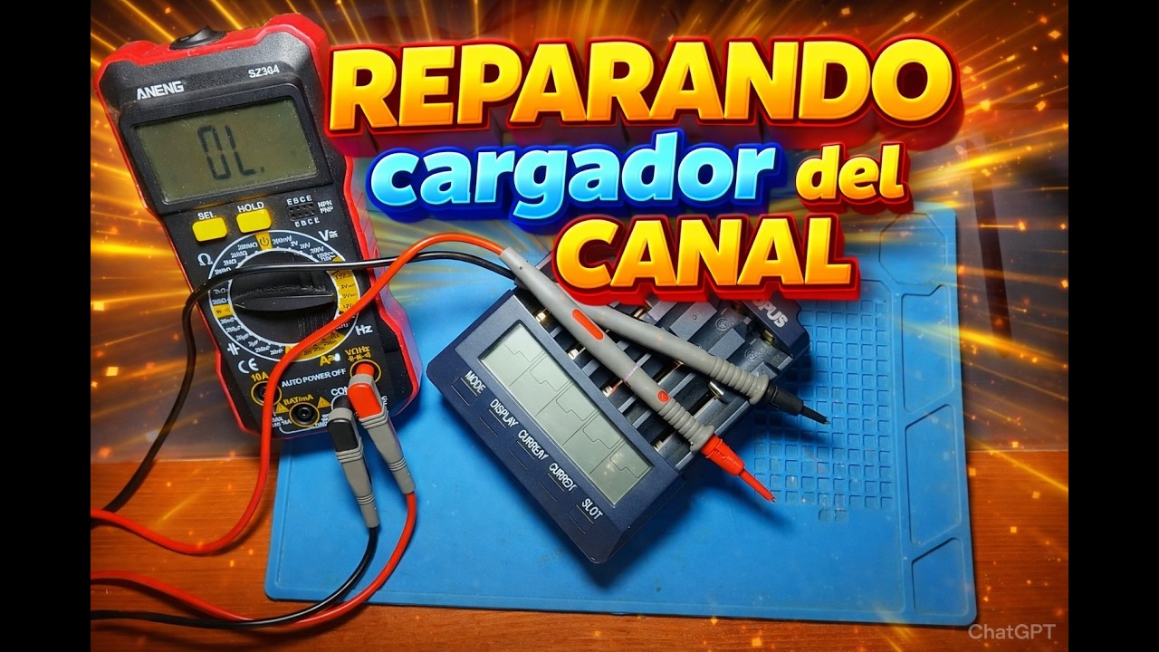 REPARANDO CARGADOR DEL CANAL Opus BT-C3100