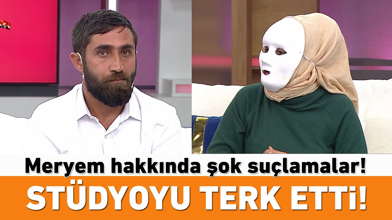 Meryem hakkında şok suçlamalar! Stüdyoyu terk etti