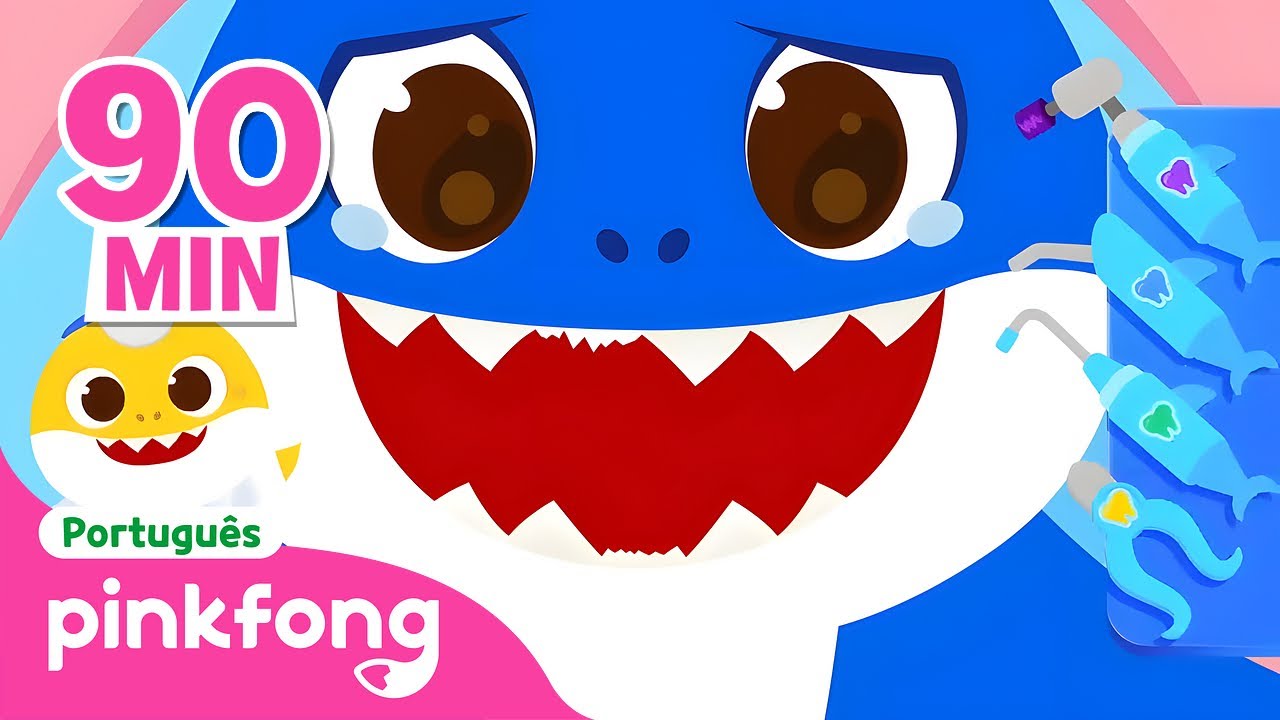 NOVO⭐️ Brincando com Bebê Dentista e mais 🏥| +Completo| Pinkfong,Bebê Tubarão! Canções para Crianças