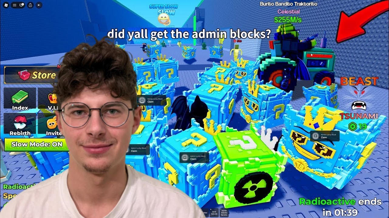 ADMIN ABUSE | ESCAPE TSUNAMI FOR BRAINROTS