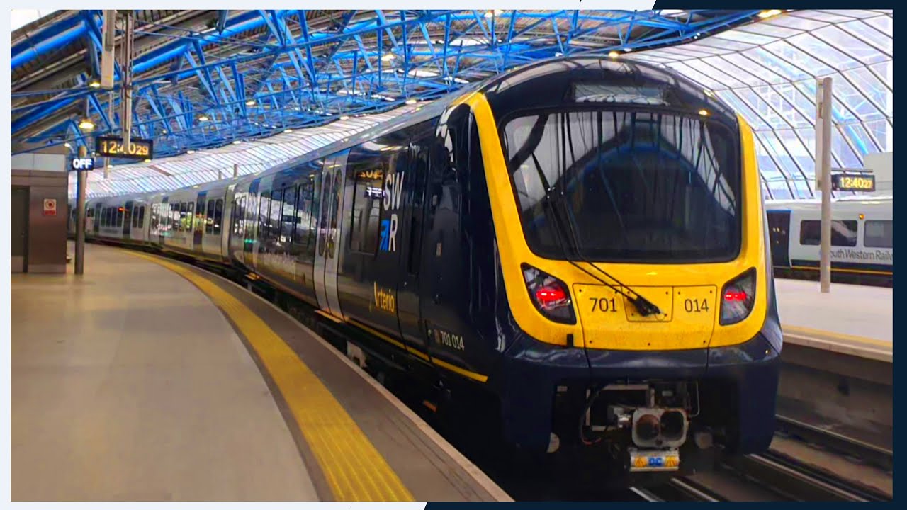 SWR's NEW Class 701 Arterio TESTING At London Waterloo