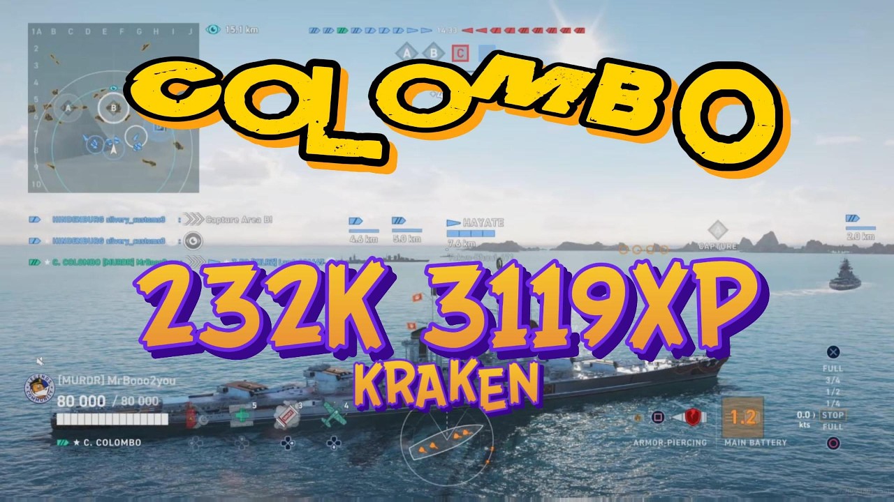 C COLOMBO KRAKEN #wowslegends #wowsl