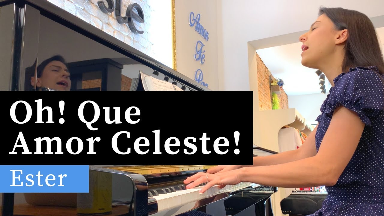 Oh! Que Amor Celeste! | Hino 438 CCB | @Ester.Alcantara  (Piano e Canto)