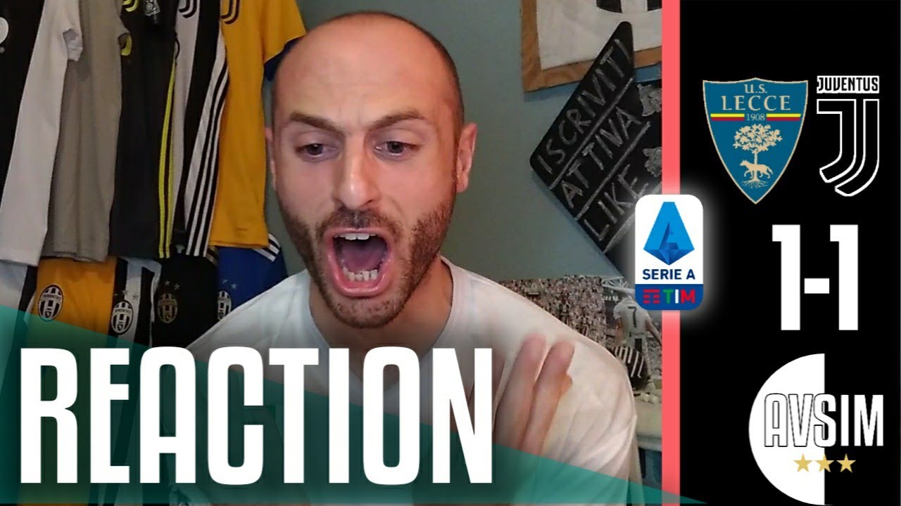 Lecce-Juventus 1-1 live reaction ||| Avsim Live