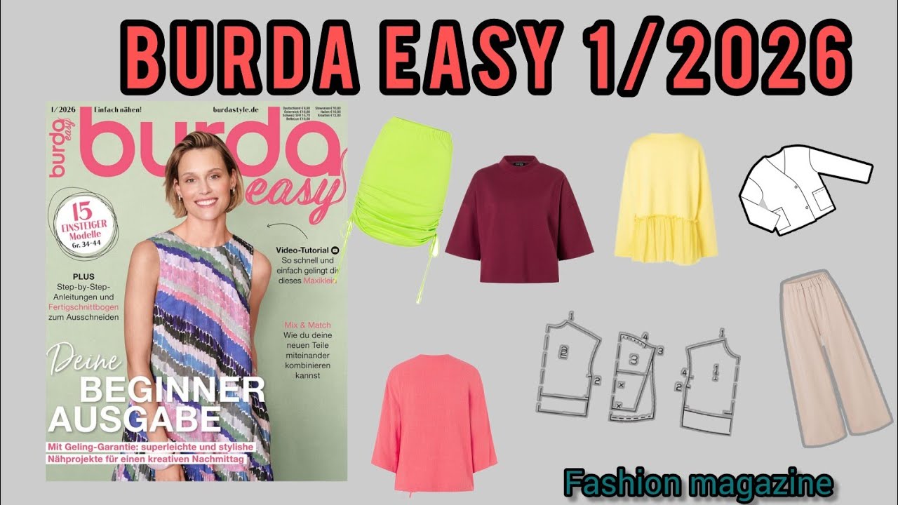 Burda Easy,1/2026 , Beginners Issue 