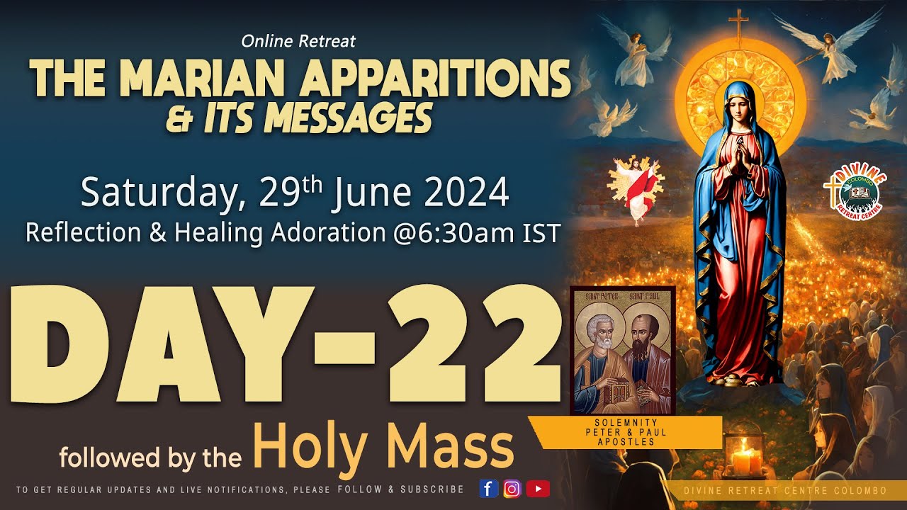 (LIVE) DAY - 22, Marian Apparitions & its Messages; | Saturday | 29 Jun 2024 | DRCColombo