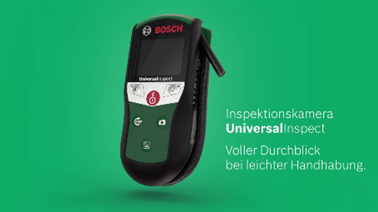 Bosch stellt vor: Die Inspektionskamera UniversalInspect