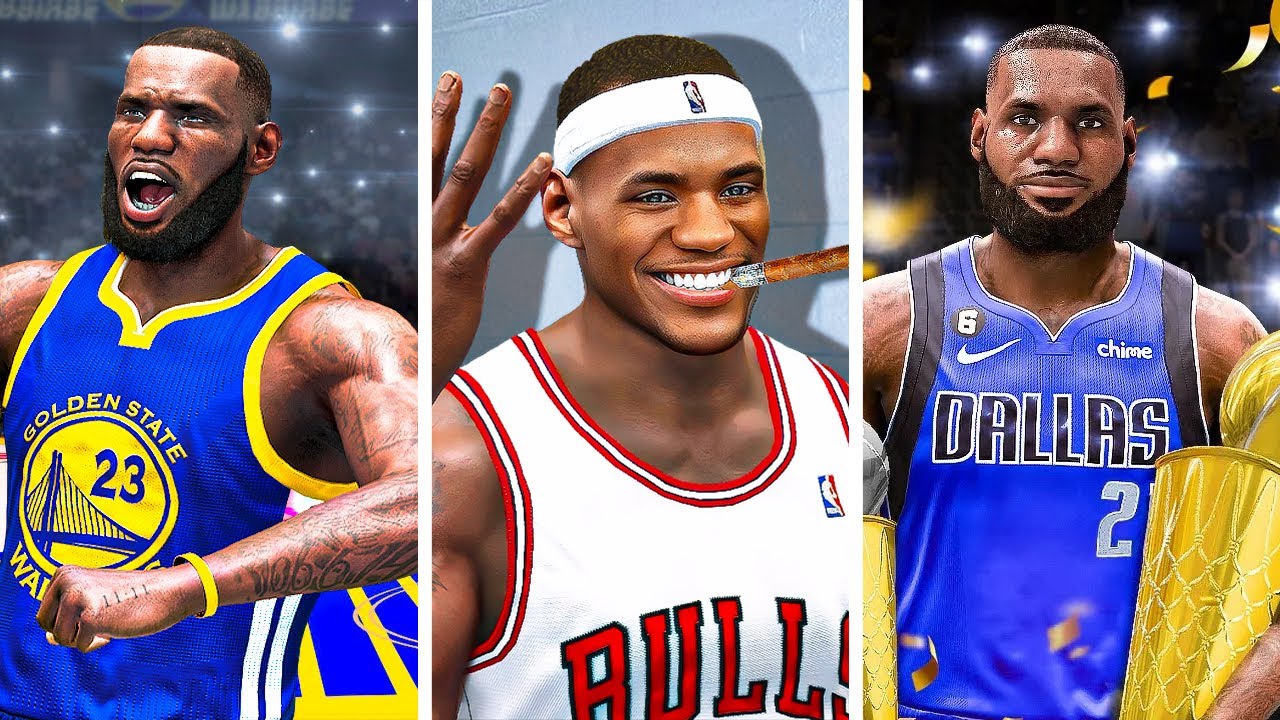 I Gave Lebron other NBA Legend's Careers