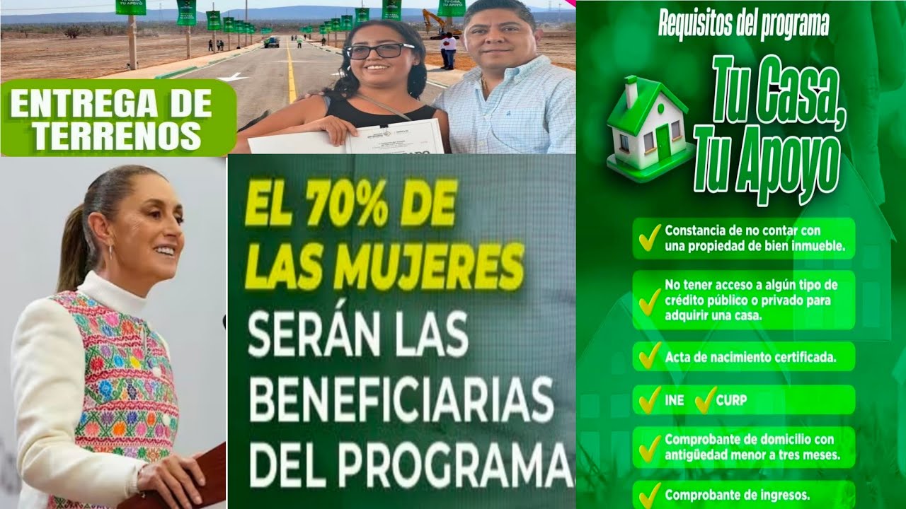 TERRENO Ó CASA? REQUISITOS CÓMO CUÁNDO Y DÓNDE? GRATIS PASOS HOY AQUÍ EN VIVO