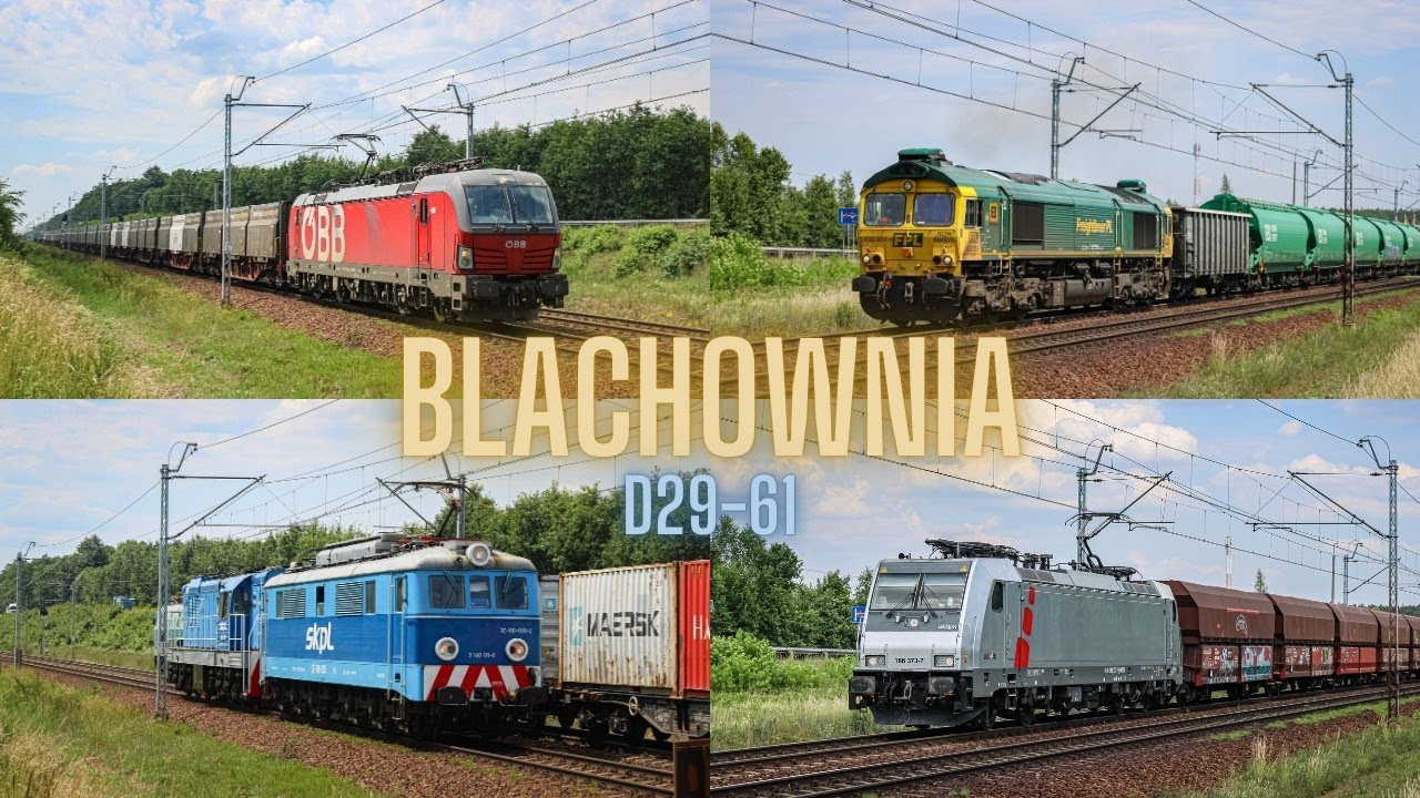 Pociągi na szlaku Blachownia - Herby Stare (LK61) | 4K