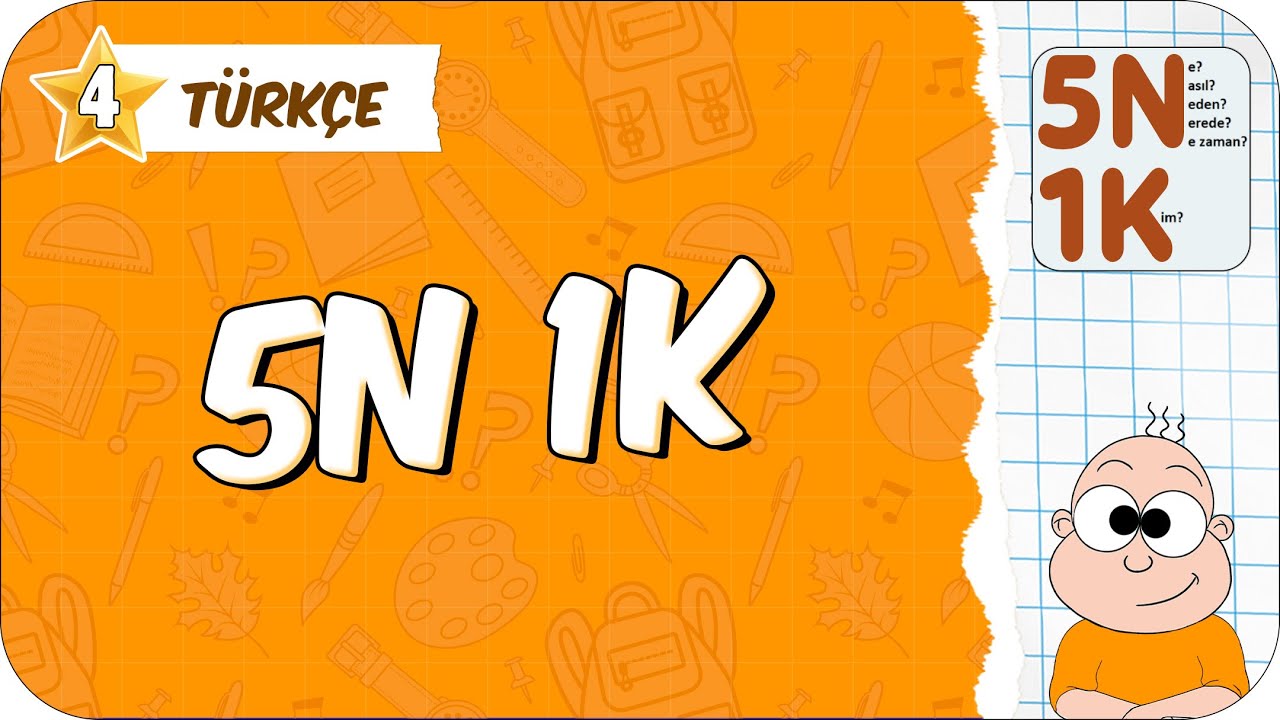5N1K 📙 4. Sınıf Türkçe #2026