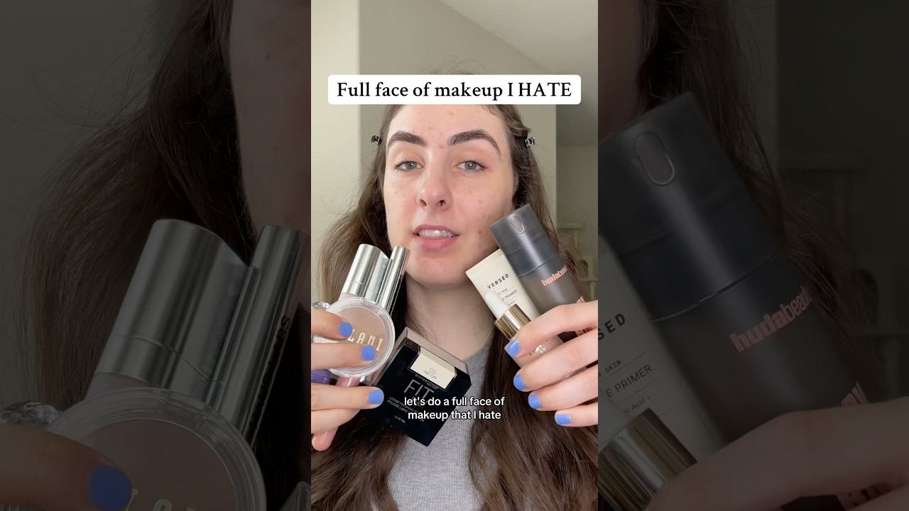 Full face of the worst #makeup I&rsquo;ve tried