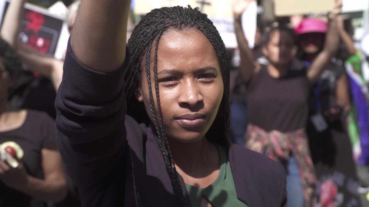 South African protesters demand crackdown on femicide | AFP
