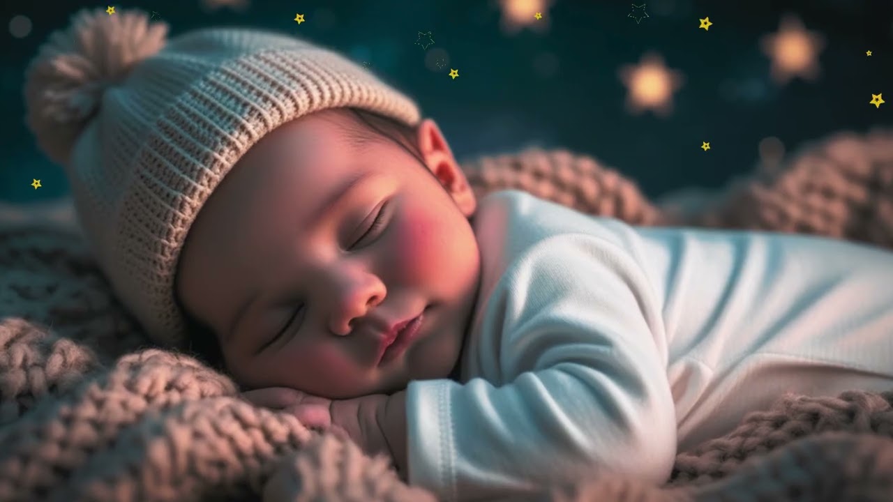 Baby Sleep Music 💫 Mozart & Brahms Lullaby – Sleep Instantly in 3 Minutes 🌙