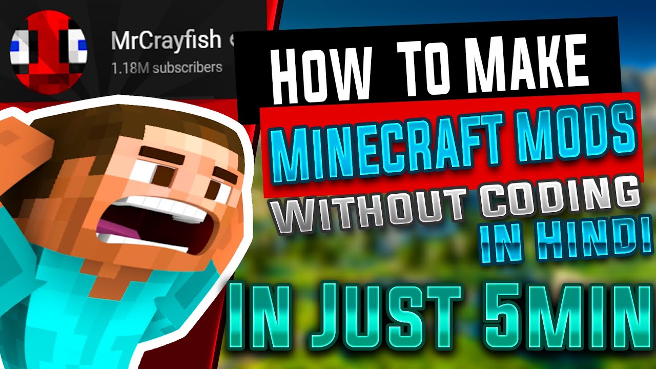 How to make mod for minecraft without coding