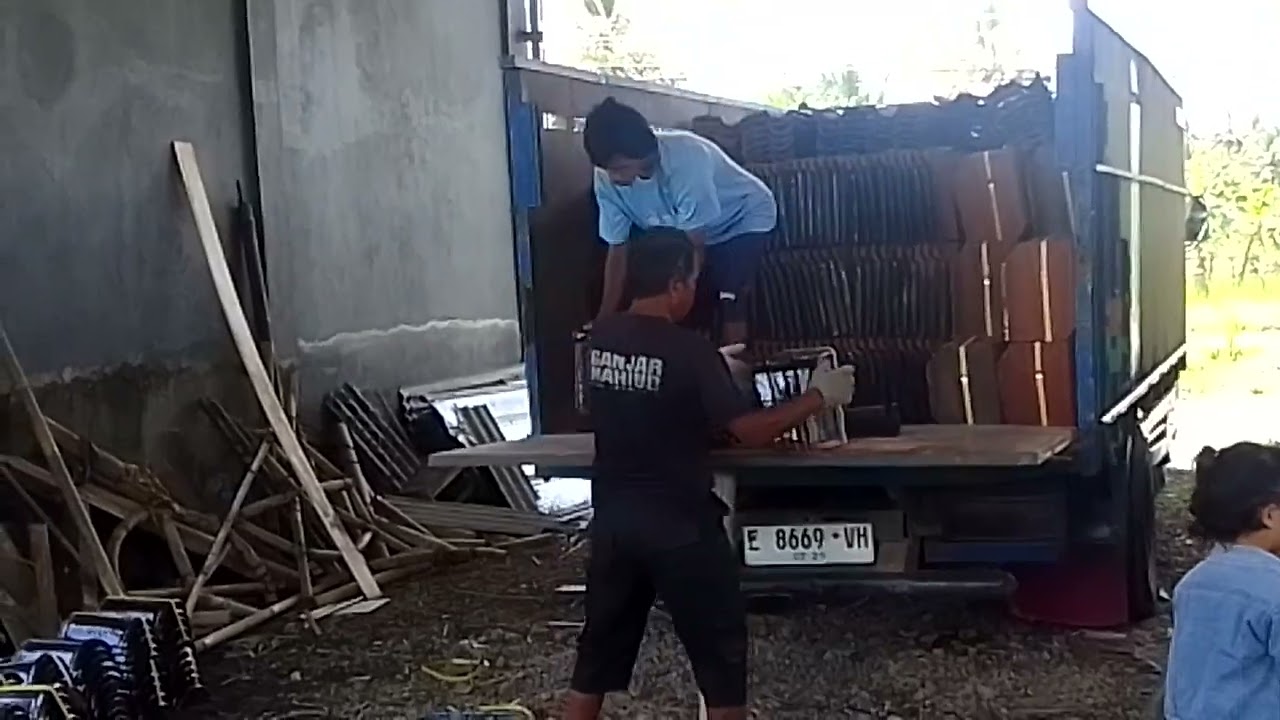 Bongkaran genteng morando glazur brown